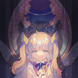 This is a pixiv picture whose title is 『愛と光』.