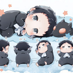 This is a pixiv picture whose title is やつがれ君落書き.