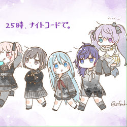 This is a pixiv picture whose title is 新・25時、ナイトコードで。.