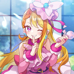 This is a pixiv picture whose title is プリキュアになれること、キミと私の秘密だよ？.