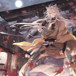 This is a pixiv picture whose title is 狐.