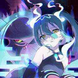 This is a pixiv picture whose title is ゴ〜ストミクちゃ〜.
