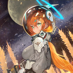 This is a pixiv picture whose title is 宇宙月見バーガー用スペース小麦農場3023.