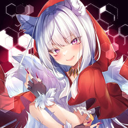 This is a pixiv picture whose title is 666紅刃.