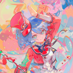 This is a pixiv picture whose title is キラリヒラリ.