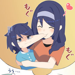 This is a pixiv picture whose title is 「食べちゃいたいくらいかわいい」.