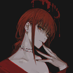 This is a pixiv picture whose title is makima.