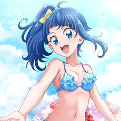 This is a pixiv picture whose title is ソラちゃん水着姿.