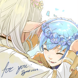 This is a pixiv picture whose title is For you.