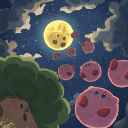 This is a pixiv picture whose title is 中秋の名月.