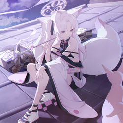This is a pixiv picture whose title is 久违的客人.