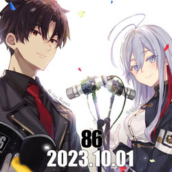 This is a pixiv picture whose title is 2023.10.01 朗読劇記念 落書き.