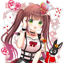 This is a pixiv picture whose title is ハートの女王様.