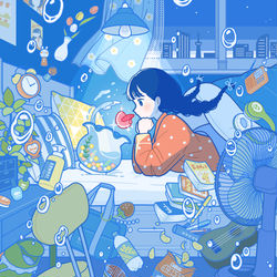 This is a pixiv picture whose title is EPジャケット.