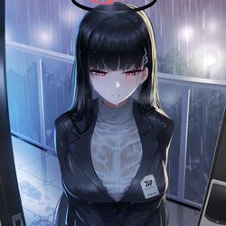 This is a pixiv picture whose title is 「リオ…？」.
