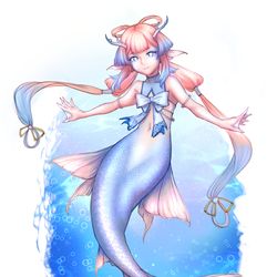 This is a pixiv picture whose title is 心•海.