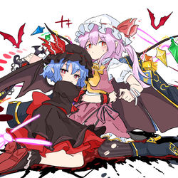 This is a pixiv picture whose title is レミリア&フラン（LostWord ver）.