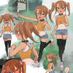 This is a pixiv picture whose title is 雨の中ゆまちゃんと走る.