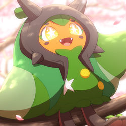 This is a pixiv picture whose title is オーガポンと四季.