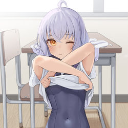 This is a pixiv picture whose title is 言われたとおり着てきたけど……ここで脱ぐの？.