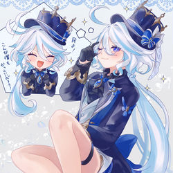 This is a pixiv picture whose title is どや顔フリーナちゃん.
