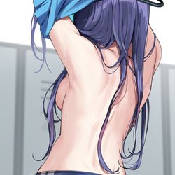 This is a pixiv picture whose title is Yuuka.