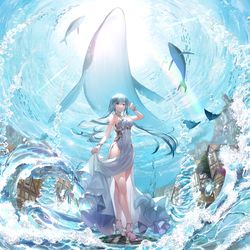 This is a pixiv picture whose title is 외주작.