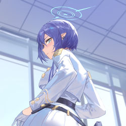 This is a pixiv picture whose title is 葵.