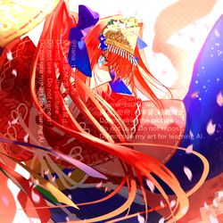 This is a pixiv picture whose title is 【skeb】赤毛さんと神楽舞.