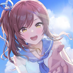 This is a pixiv picture whose title is 甘奈.
