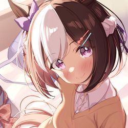 This is a pixiv picture whose title is スペ先輩と二人きり.