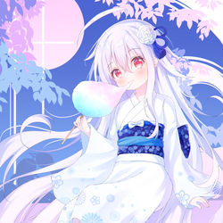 This is a pixiv picture whose title is 【委托】浴衣千矢.