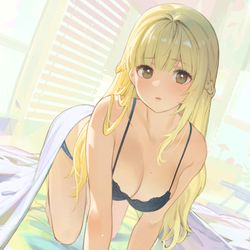 This is a pixiv picture whose title is 恥ずかしがる女の子が好き #5.