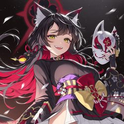 This is a pixiv picture whose title is ブルアカ ワカモ.