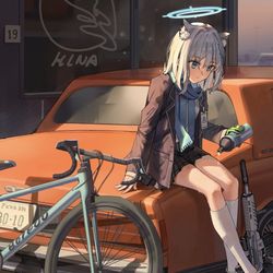 This is a pixiv picture whose title is 小憩.