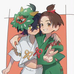 This is a pixiv picture whose title is ハルトとスグリ.
