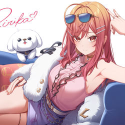 This is a pixiv picture whose title is Ririka.