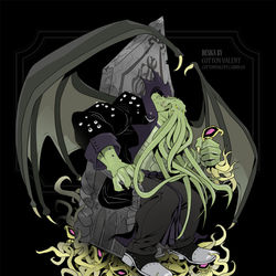 This is a pixiv picture whose title is Cthulhu.