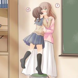This is a pixiv picture whose title is 好きです先生！.