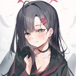 This is a pixiv picture whose title is 🖤🖤🖤.