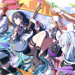 This is a pixiv picture whose title is Happy 3rd anniversary💐.