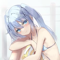 This is a pixiv picture whose title is 応援団チノちゃん🐇.