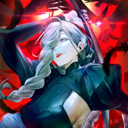 This is a pixiv picture whose title is 冥冥.