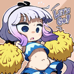 This is a pixiv picture whose title is Cheerleader Kanna.