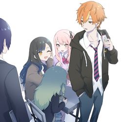 This is a pixiv picture whose title is 2-Aに集合.