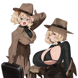 This is a pixiv picture whose title is 眼帯ビキニット.