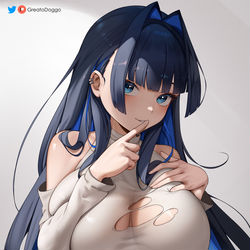 This is a pixiv picture whose title is Alone time with mommy Kronii.