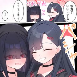 This is a pixiv picture whose title is 後輩に人気なイチカ.