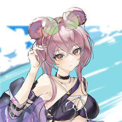 This is a pixiv picture whose title is Yusha (Arknights).