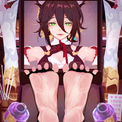 This is a pixiv picture whose title is 停云足盒.